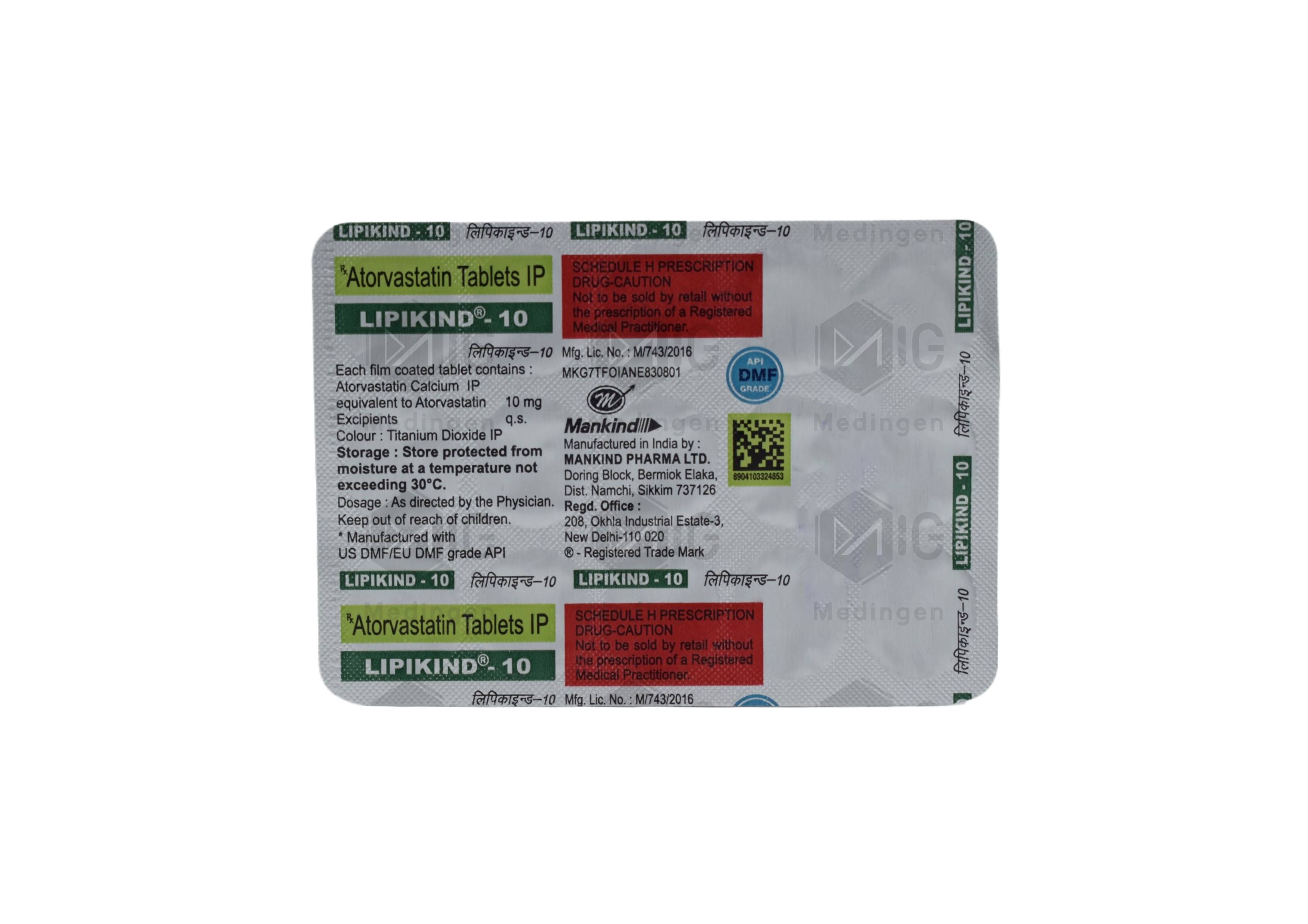 LIPIKIND 10MG